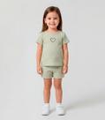 Conjunto Infantil Menina Blusa e Short Select Verde