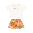 Conjunto Infantil Menina Blusa e Shorts Just Love - Elian Conjunto Infantil Menina Blusa e Shorts Just Love - Elian