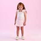 Conjunto Infantil Menina Blusa/Saia Tie-Dye Petit Cherie