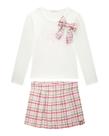 Conjunto Infantil Menina Blusa/Short Saia Moletom Somnii