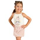 Conjunto Infantil Menina Body e Saia Fantoni Unicornio