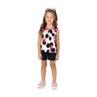 Conjunto Infantil Menina Borboleta com Shorts Conjunto Infantil Menina Borboleta com Shorts