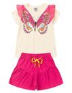 Conjunto Infantil Menina Borboleta