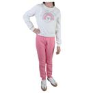 Conjunto Infantil Menina Brandili Moletom Off White 5601 Conjunto Infantil Menina Brandili Moletom Off White 5601