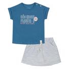 Conjunto Infantil Menina Camiseta/Short Saia Nini &amp Bambini