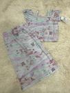 Conjunto infantil menina canelado com saia midi - 45854