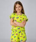 Conjunto Infantil Menina Com Babado Select Verde