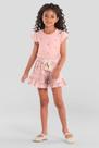 Conjunto infantil menina com florzinhas Mundi - 10
