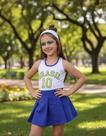 Conjunto Infantil Menina Copa Do Mundo Brasil Temático Seleção Brasileira Conjunto Infantil Menina Copa Do Mundo Brasil Temático Seleção Brasileira