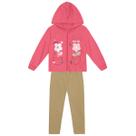 Conjunto infantil menina de flores com glitter Brandili Conjunto infantil menina de flores com glitter Brandili