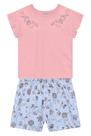 Conjunto infantil menina de flores Mundi