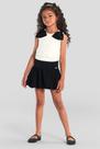 Conjunto infantil menina de laço Mundi