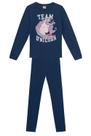 Conjunto infantil menina de unicórnio com glitter Brandili