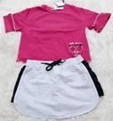 Conjunto Infantil MENINA Diversos Alakazoo ANGERÔ , ONDA MARINHA 10 Anos