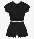 Conjunto Infantil Menina Em Air Flow Trick Nick Preto