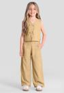 Conjunto infantil menina em alfaiataria Mundi