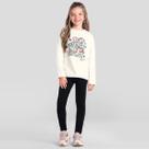 Conjunto infantil menina em moletom Brandili Conjunto infantil menina em moletom Brandili