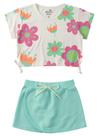 Conjunto Infantil Menina Flores