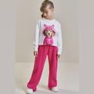 Conjunto Infantil Menina Infanti Blusa Calça Wide Leg 92138 -