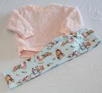 Conjunto Infantil Menina Inverno Blusa Feminina Manga Longa e Calça Suplex Up Baby