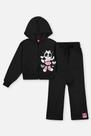 Conjunto Infantil Menina Jaqueta Panda E Wide Leg Preto Mundo Cinti Conjunto Infantil Menina Jaqueta Panda E Wide Leg Preto Mundo Cinti