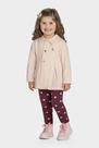 Conjunto Infantil Menina Legging e Casaco Molecotton Glinny Cor:RosaTamanho:6