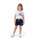 Conjunto Infantil Menina Manga Curta Arrumadinhos Keep Going