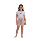 Conjunto Infantil Menina Manga Curta Baby Vest Borboleta