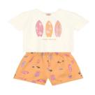 CONJUNTO INFANTIL MENINA PRAIA E SOL BRANDILI Tamanho:8