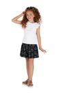 Conjunto Infantil Menina Short Saia Pulla Bulla Ref. 37816
