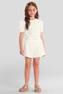Conjunto infantil menina texturizado Mundi