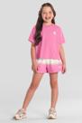 Conjunto infantil menina tropical Brandili