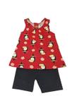 Conjunto Infantil Menina Tucaninho Vermelho - Kyly
