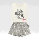 Conjunto Infantil Menina Verão Minnie Blusa E Short Saia Produto Licenciado - Fakini