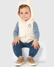 Conjunto Infantil Menino 3 Peças Colete + Body + Calça Malwee Kids P