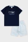 Conjunto Infantil Menino Adventure Camisa Manga Curta Com Short Estampado Camiseta Alakazoo