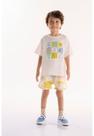 Conjunto Infantil Menino Beiramar com Camiseta e Short Três e Já