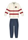 Conjunto Infantil Menino Blusão/Calça Azul Moletom Alakazoo Conjunto Infantil Menino Blusão/Calça Azul Moletom Alakazoo