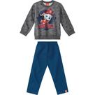 Conjunto Infantil Menino Blusão Calça Inverno Patrulha Canina Estampado - Nickelodeon