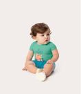 Conjunto Infantil Menino Body e Bermuda em Moletinho - MALWEE
