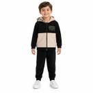 Conjunto Infantil Menino Bouclê Adventure com Capuz 4 6 8