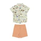 Conjunto Infantil Menino Camisa/Bermuda Mapa Alakazoo Conjunto Infantil Menino Camisa/Bermuda Mapa Alakazoo