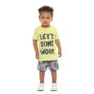 Conjunto Infantil Menino Camisa E Bermuda