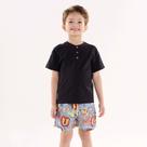 Conjunto Infantil Menino Camiseta/Bermuda Animais Up Baby