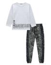 Conjunto Infantil Menino Camiseta/Calça Camuflada Luc.boo Conjunto Infantil Menino Camiseta/Calça Camuflada Luc.boo