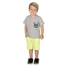 Conjunto Infantil Menino Camiseta E Bermuda Dino T-Rex Super Estiloso