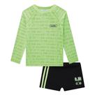 Conjunto Infantil Menino Camiseta e Sunga em Malha UV Dry com Proteção UV 50+ LucBoo Conjunto Infantil Menino Camiseta e Sunga em Malha UV Dry com Proteção UV 50+ LucBoo