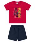 Conjunto Infantil Menino Camiseta Manga Curta e Bermuda Elian