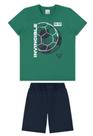 Conjunto Infantil Menino Camiseta T-Rex Em Algodão Malwee Kids 6