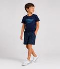 Conjunto Infantil Menino Curto Meia Malha Select Azul